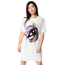 Load image into Gallery viewer, “See Out The Box” T-shirt dress