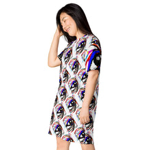 Load image into Gallery viewer, “See Out The Box” T-shirt dress