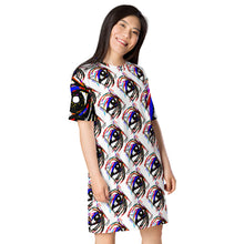 Load image into Gallery viewer, “See Out The Box” T-shirt dress