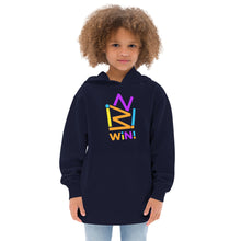 Load image into Gallery viewer, “WiN!” Kids fleece hoodie