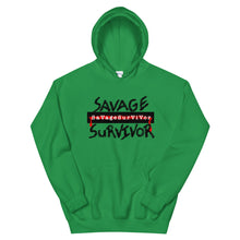 Load image into Gallery viewer, “SAVAGE SURVIVOR” Unisex Hoodie