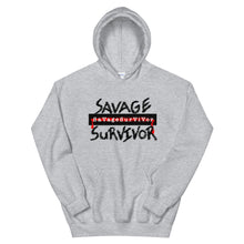 Load image into Gallery viewer, “SAVAGE SURVIVOR” Unisex Hoodie
