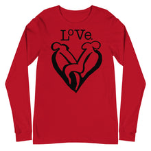 Load image into Gallery viewer, “LOVE” Unisex Long Sleeve Tee (BellaCanvas3501)