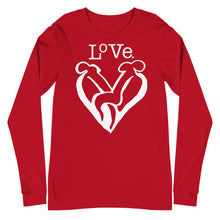 Load image into Gallery viewer, “LOVE” Unisex Long Sleeve Tee (BellaCanvas3501)