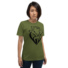 Load image into Gallery viewer, “LOVE” Unisex T-Shirt (BellaCanvas3001)