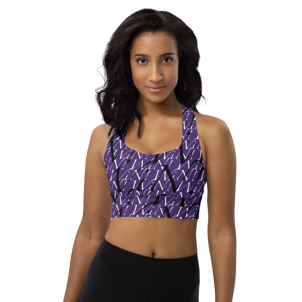 “WiN!” Longline sports bra