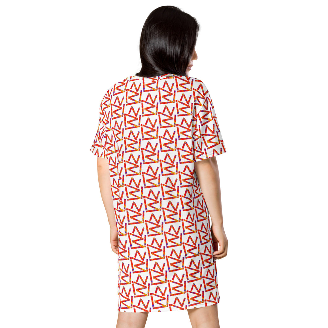 “WiN!” T-shirt dress