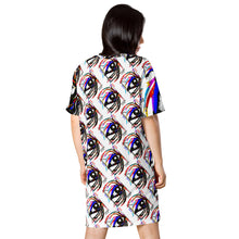 Load image into Gallery viewer, “See Out The Box” T-shirt dress
