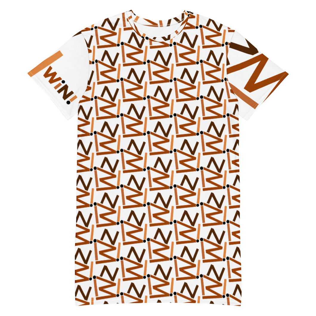 “WiN!” T-shirt dress