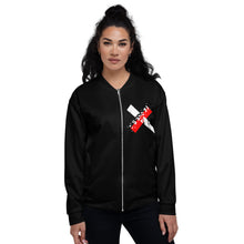 Load image into Gallery viewer, “BLESSED” Unisex Bomber Jacket
