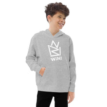 Load image into Gallery viewer, “WiN!” Kids fleece hoodie
