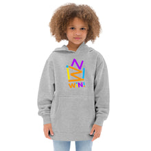 Load image into Gallery viewer, “WiN!” Kids fleece hoodie
