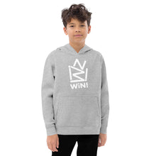 Load image into Gallery viewer, “WiN!” Kids fleece hoodie
