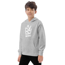 Load image into Gallery viewer, “WiN!” Kids fleece hoodie
