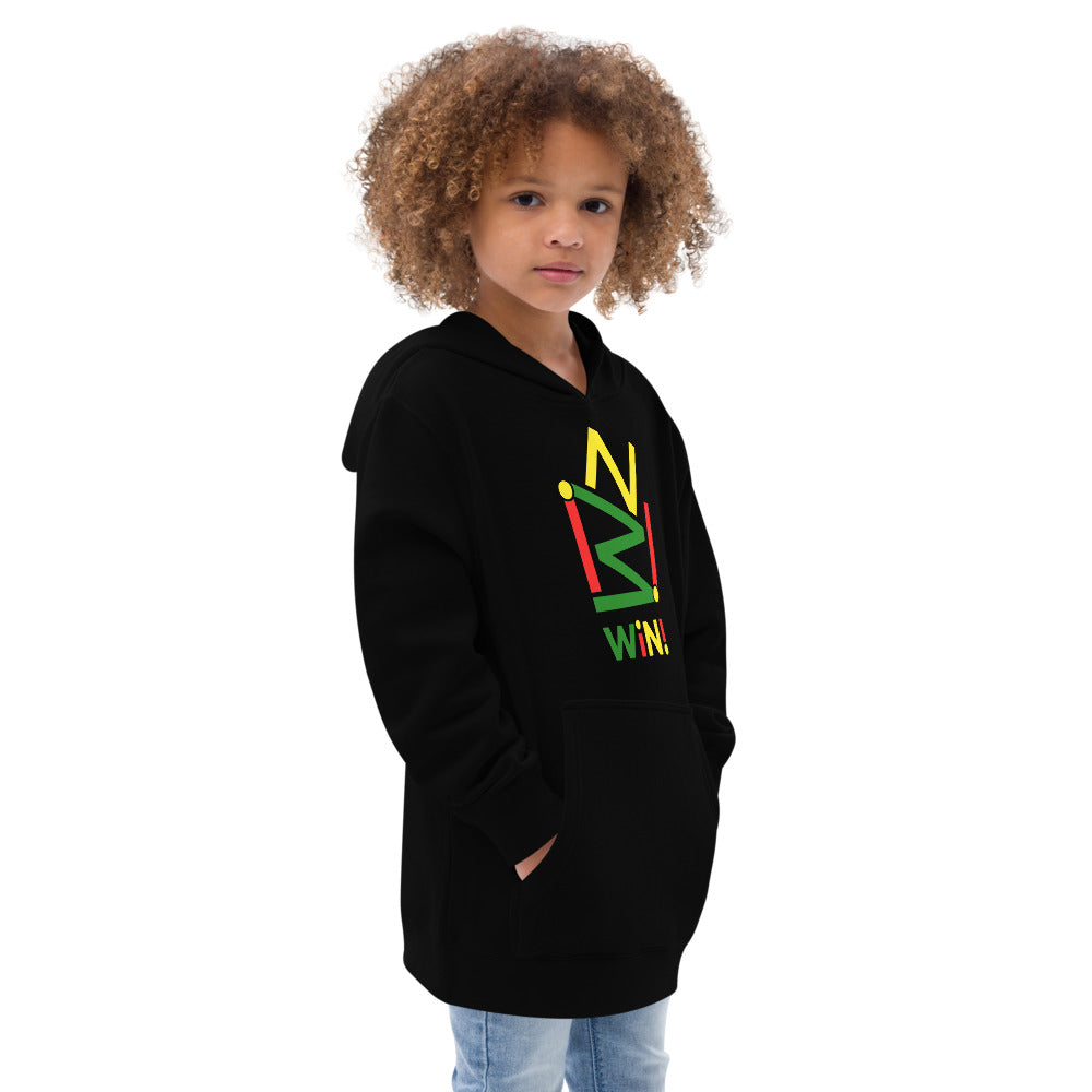 “WiN!” Kids fleece hoodie