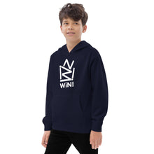 Load image into Gallery viewer, “WiN!” Kids fleece hoodie
