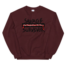 Load image into Gallery viewer, “SAVAGE SURVIVOR” Unisex Sweatshirt
