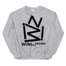 Load image into Gallery viewer, “WiN! THE CROWN” Unisex Sweatshirt
