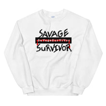 Load image into Gallery viewer, “SAVAGE SURVIVOR” Unisex Sweatshirt
