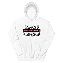 Load image into Gallery viewer, “SAVAGE SURVIVOR” Unisex Hoodie
