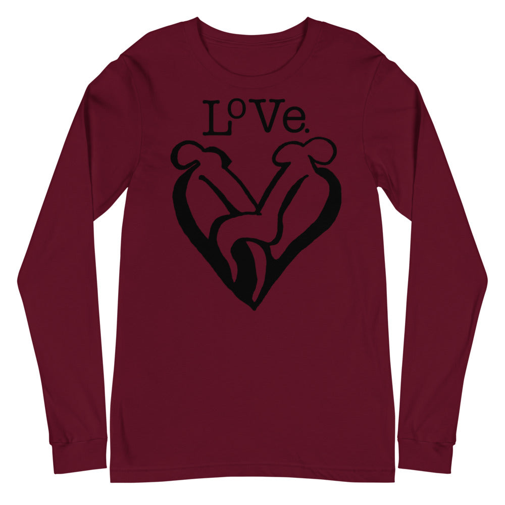 “LOVE” Unisex Long Sleeve Tee (BellaCanvas3501)