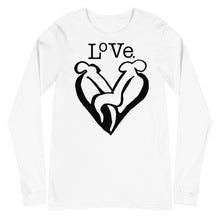 Load image into Gallery viewer, “LOVE” Unisex Long Sleeve Tee (BellaCanvas3501)
