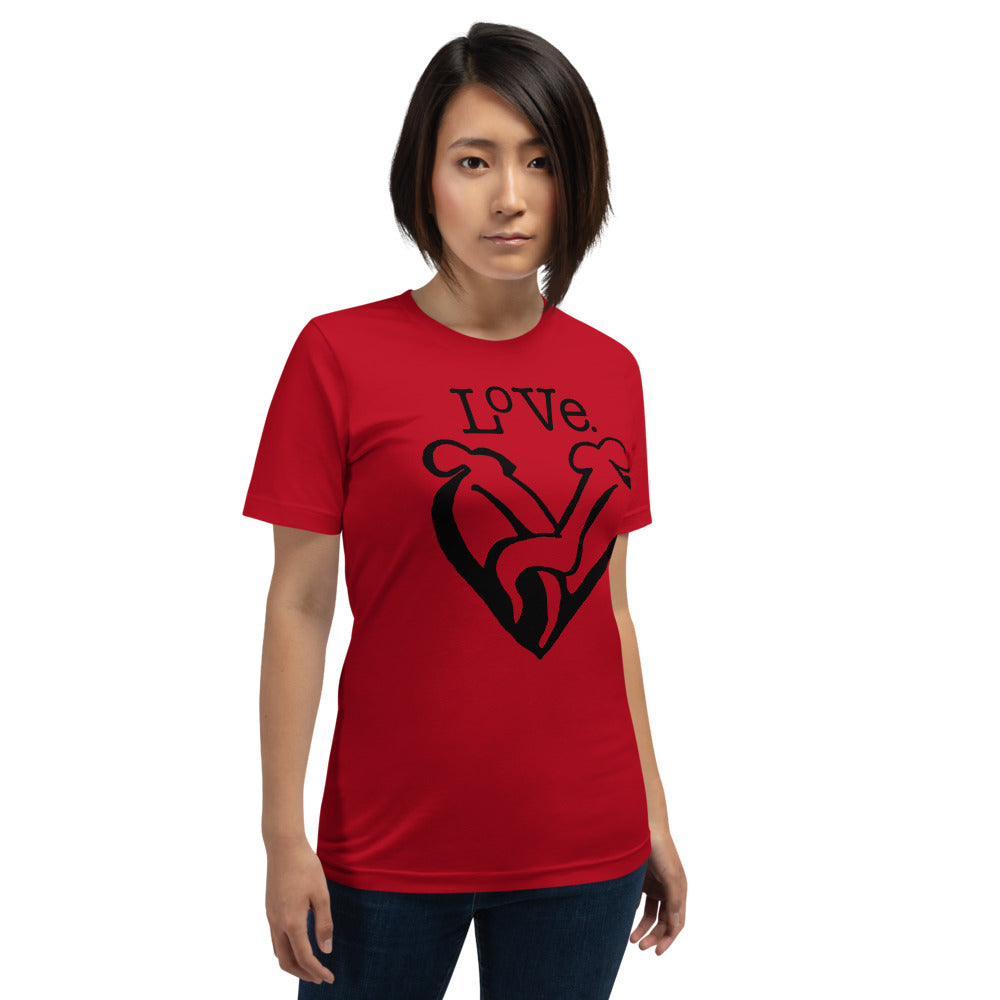 “LOVE” Unisex T-Shirt (BellaCanvas3001)