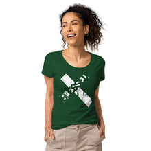 Load image into Gallery viewer, “BLESSED” Women’s basic organic t-shirt
