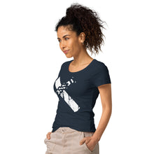 Load image into Gallery viewer, “BLESSED” Women’s basic organic t-shirt
