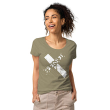 Load image into Gallery viewer, “BLESSED” Women’s basic organic t-shirt
