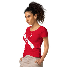 Load image into Gallery viewer, “BLESSED” Women’s basic organic t-shirt
