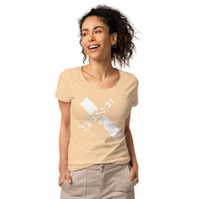 Load image into Gallery viewer, “BLESSED” Women’s basic organic t-shirt
